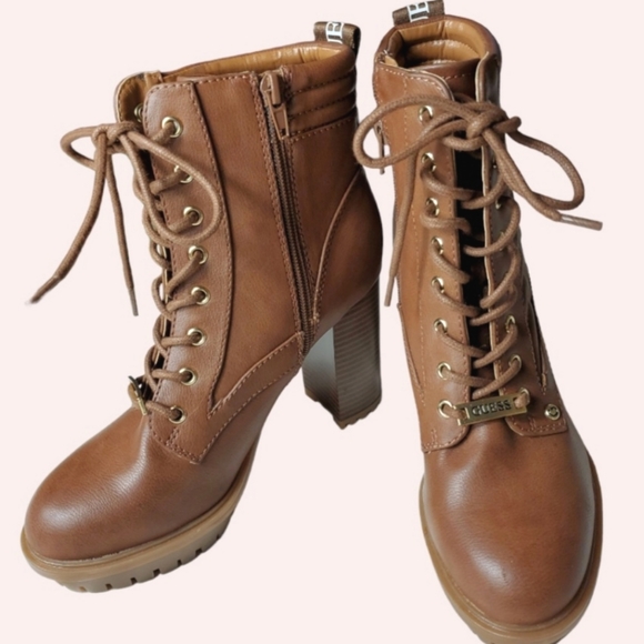 Guess Above Ankle High Heel Boots - Picture 2 of 9